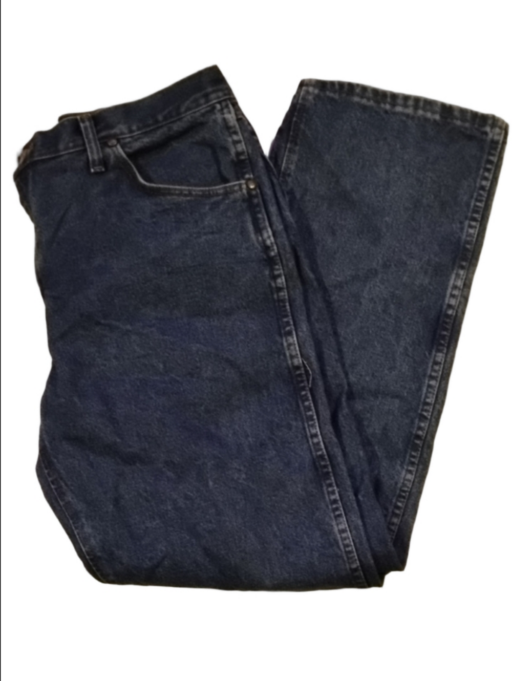 Wrangler Men's Regular Fit Dark Blue Jeans